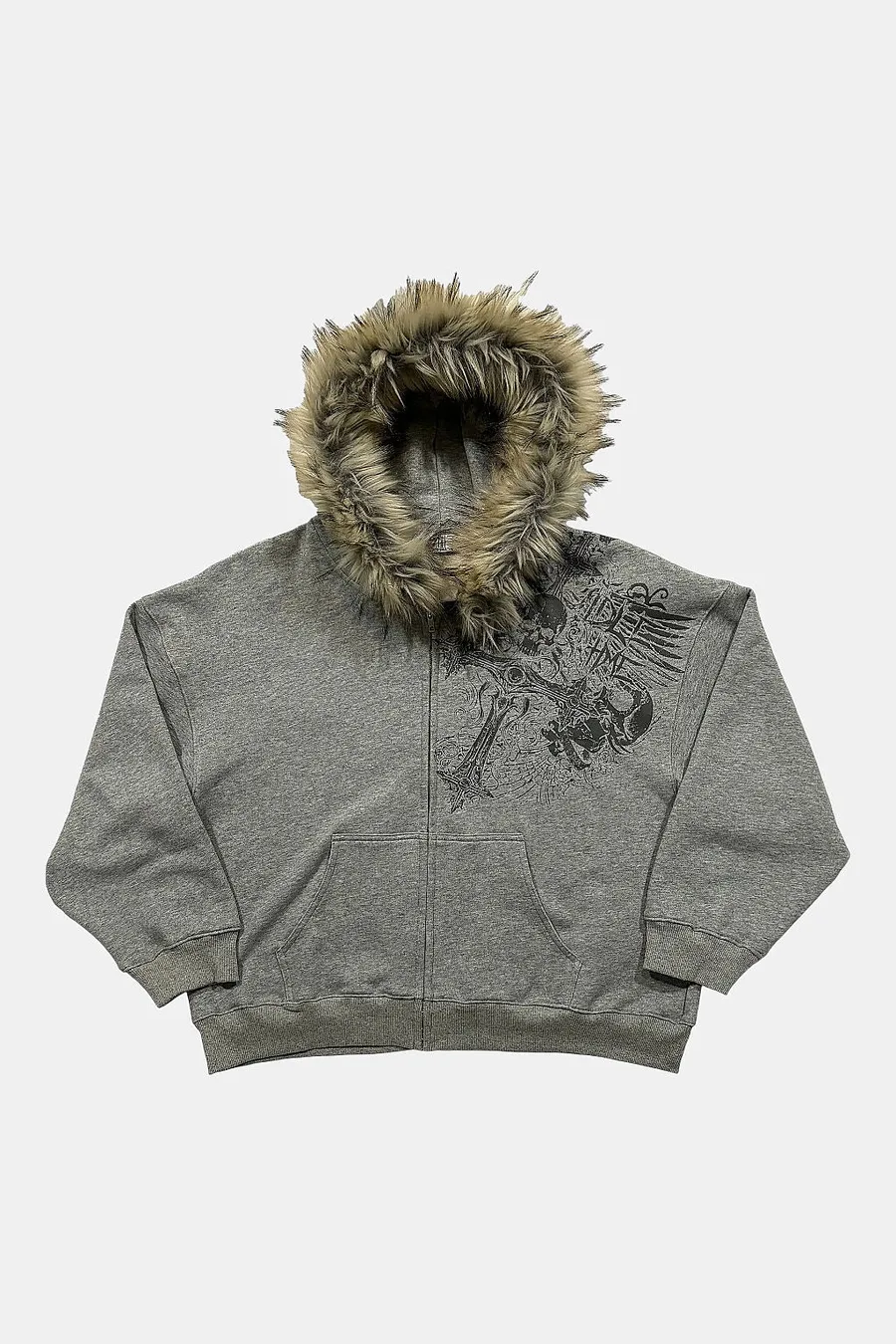 Sweat Grunge Vintage Y2K Réinterprété Streetwear Unisexe - 3