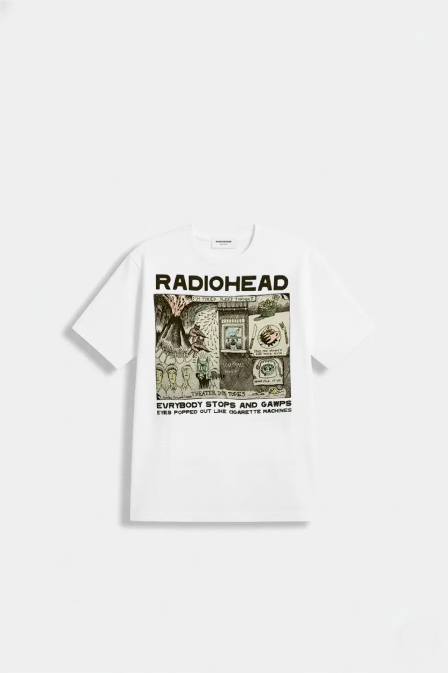 T-shirt Radiohead – Design Graphique Iconique