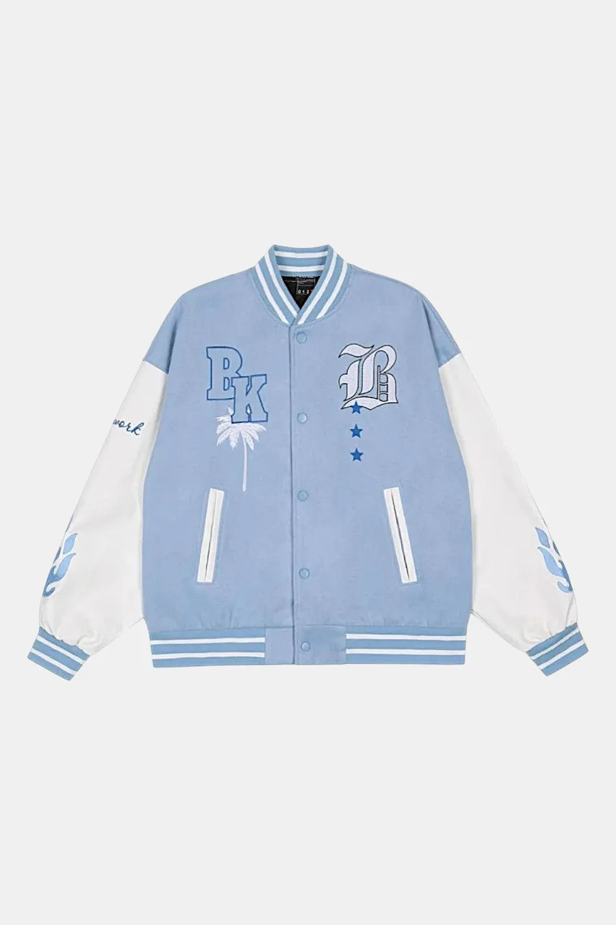 Varsity jacket bleu ciel - 3