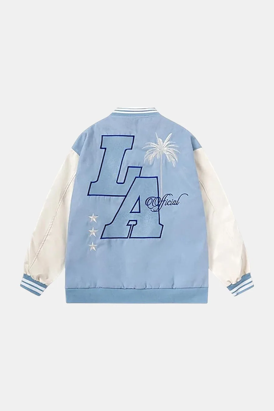 Varsity jacket bleu ciel - 5