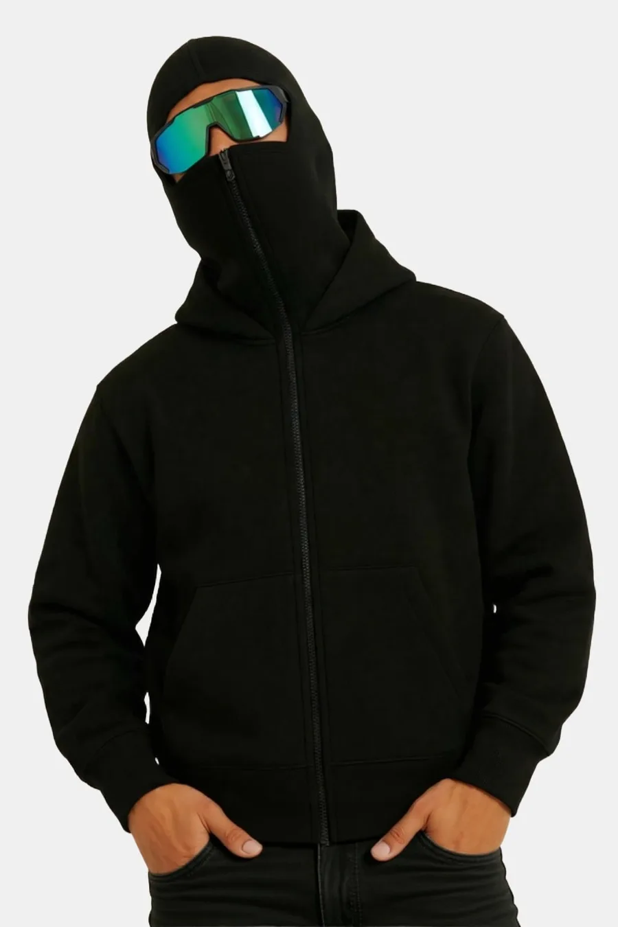 Veste Cagoule Unisexe Maison Y2k – Léger Coton Polyester, Confort et Style Urbain Élégant - 2