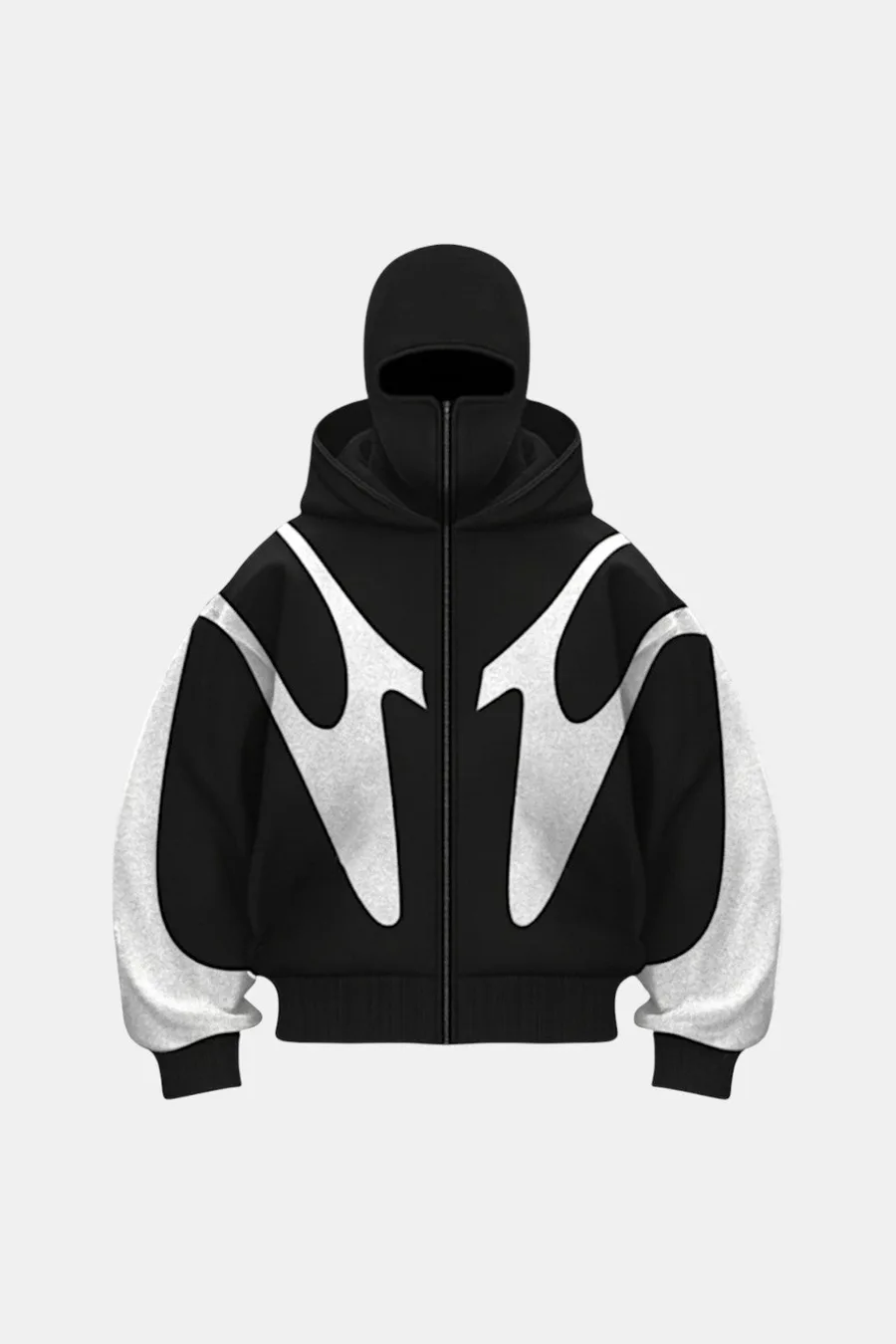 Veste avec cagoule intégrée style streetwear Y2K