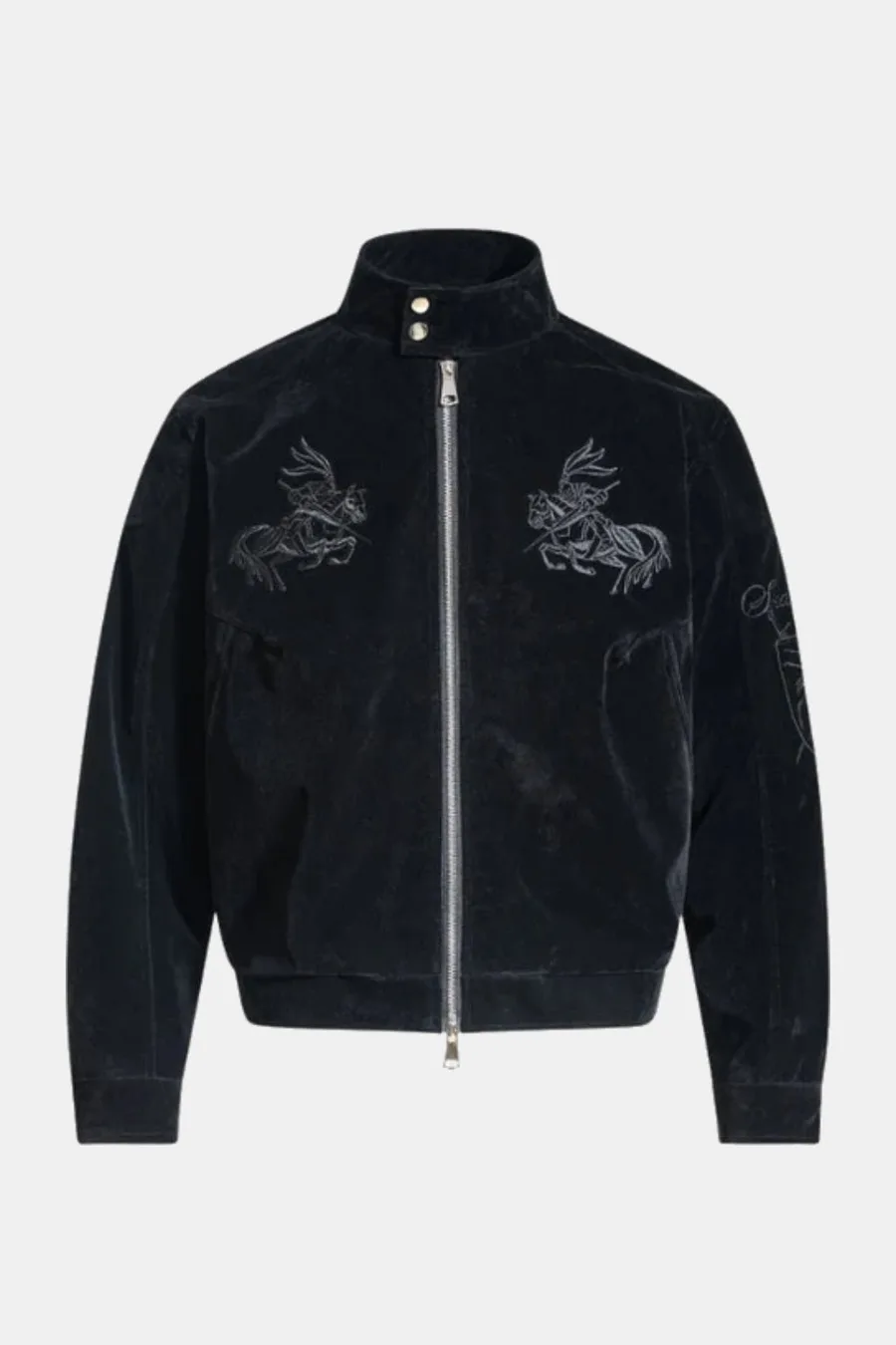 Veste Chinoise Style Urban Y2K – Coupe Épurée & Contraste Moderne - 3