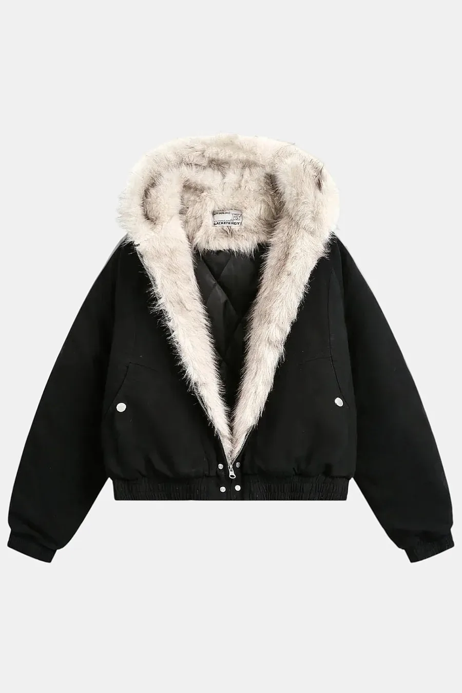 Veste doublée fourrure - 3
