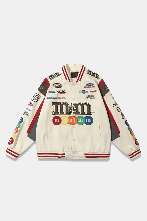 Veste m&ms Streetwear Unisexe Style Y2K Élégant et Confortable