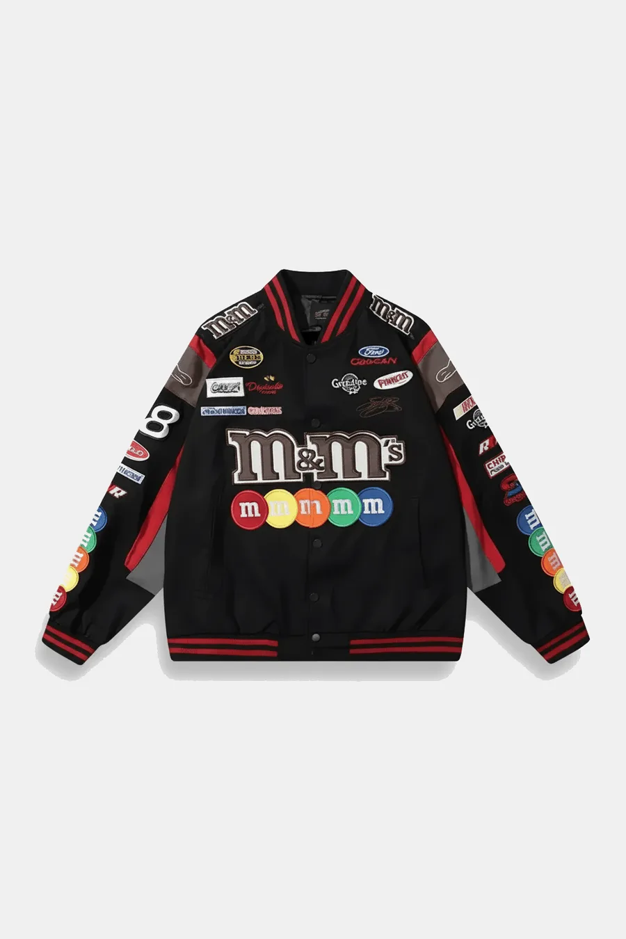 Veste m&ms Streetwear Unisexe Style Y2K Élégant et Confortable - 5