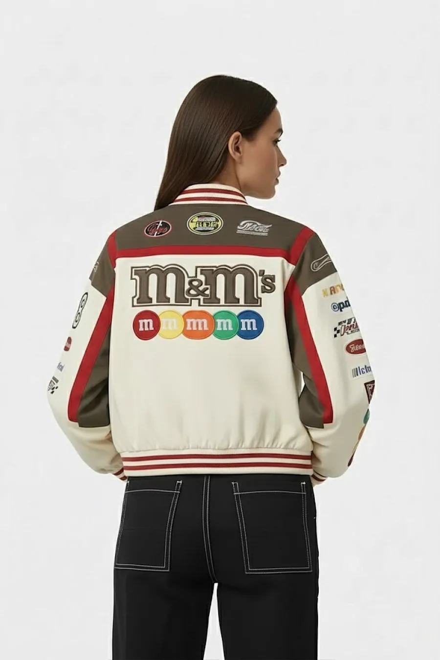 Veste m&ms Streetwear Unisexe Style Y2K Élégant et Confortable - 4