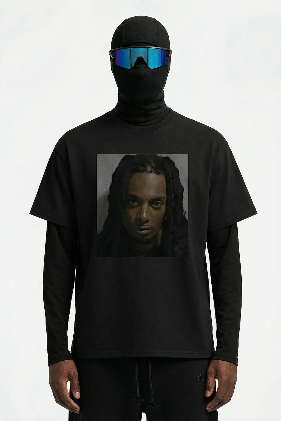 T-shirt Mugshot Vintage Y2K - Exprimez Votre Audace avec un Design Révolutionnaire des Années 2000 - 2